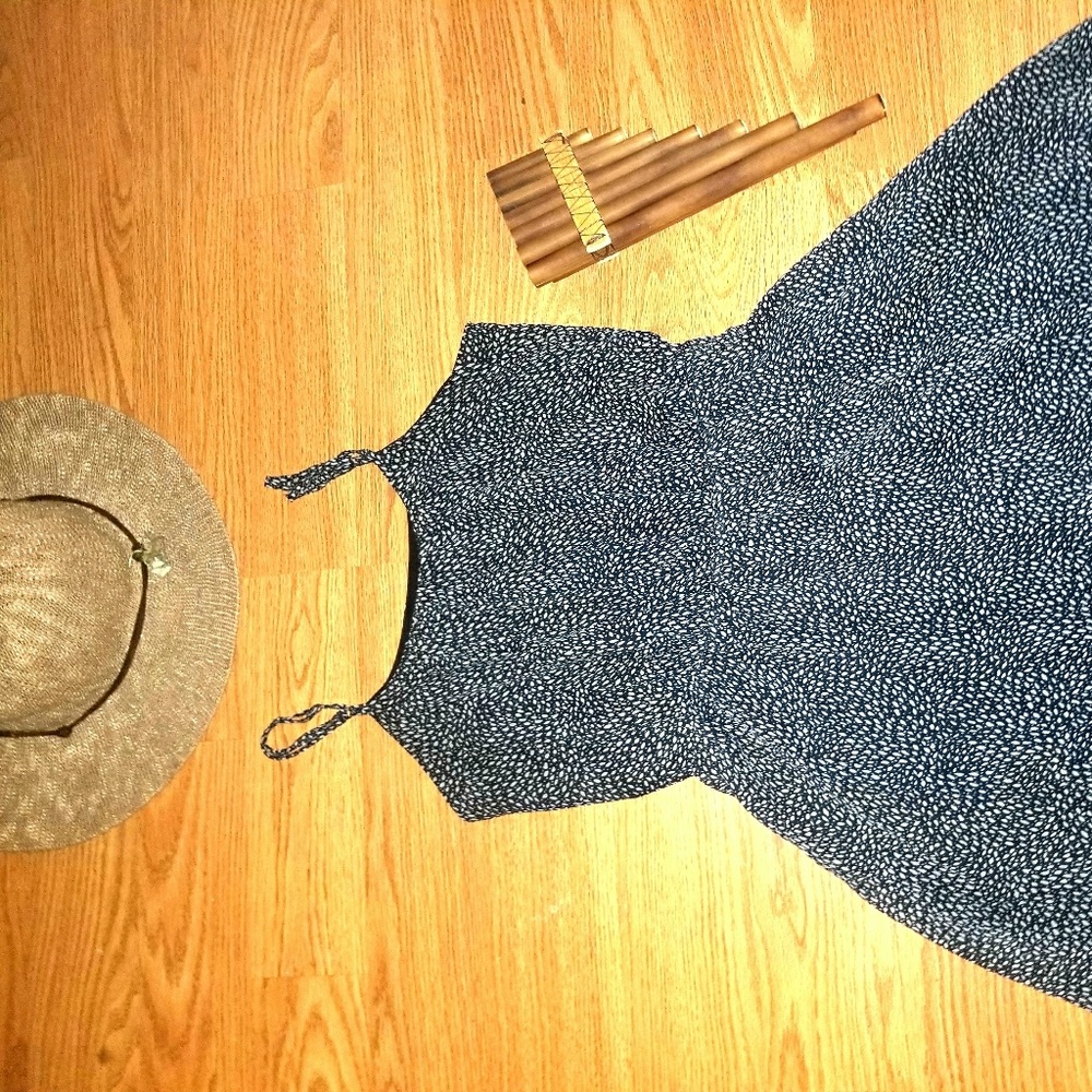 Navy blue dress